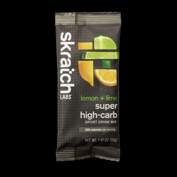 SKRATCH LABS - Super High-carb sport drink mix LEMON+LIME (8pk) box single