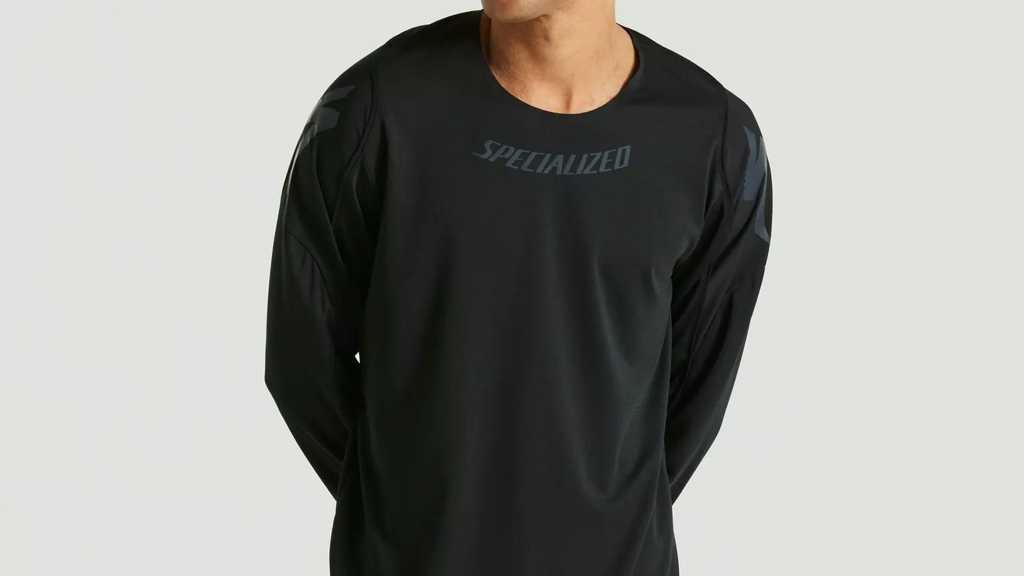 GRAVITY JERSEY LS BLK XL