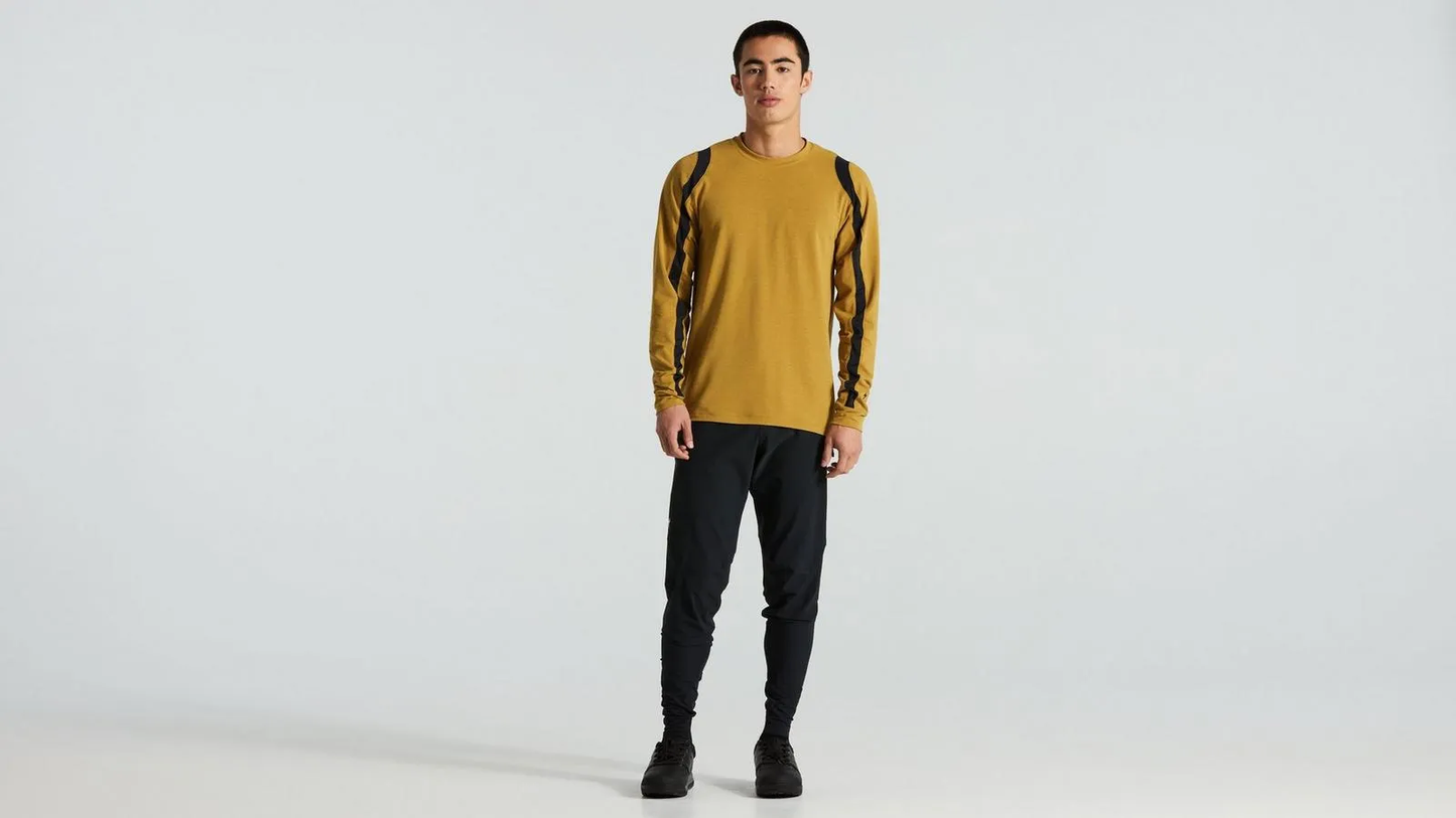 TRAIL JERSEY LS MEN - Harvest Gold L