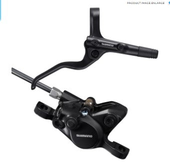 DISC BRAKE ASSEMBLED SET, BL-MT201(R), BR-MT200(R), BLACK, W/O ADAPTER, RESIN PAD (W/O FIN), SM-BH59-SS BLACK 1700 MM BLACK