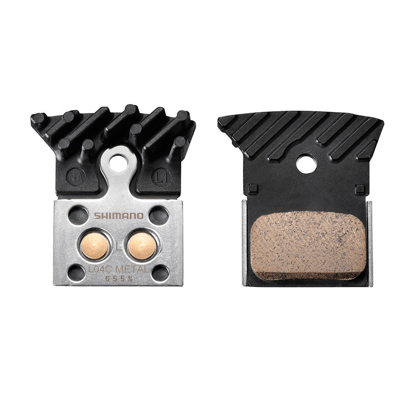 Shimano, L-Type, Disc Brake Pads, Shape: Shimano K-Type/L-Type, Metallic, Pair, IBPL04CMFA